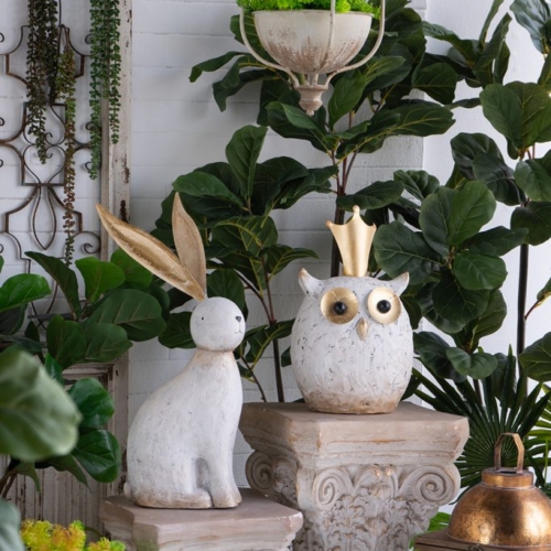 Mr. Honey - White Bunny with Gold Ears