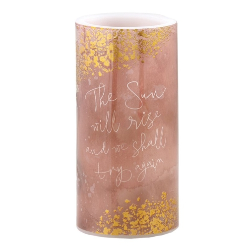 The Sun Will Rise LED Candle