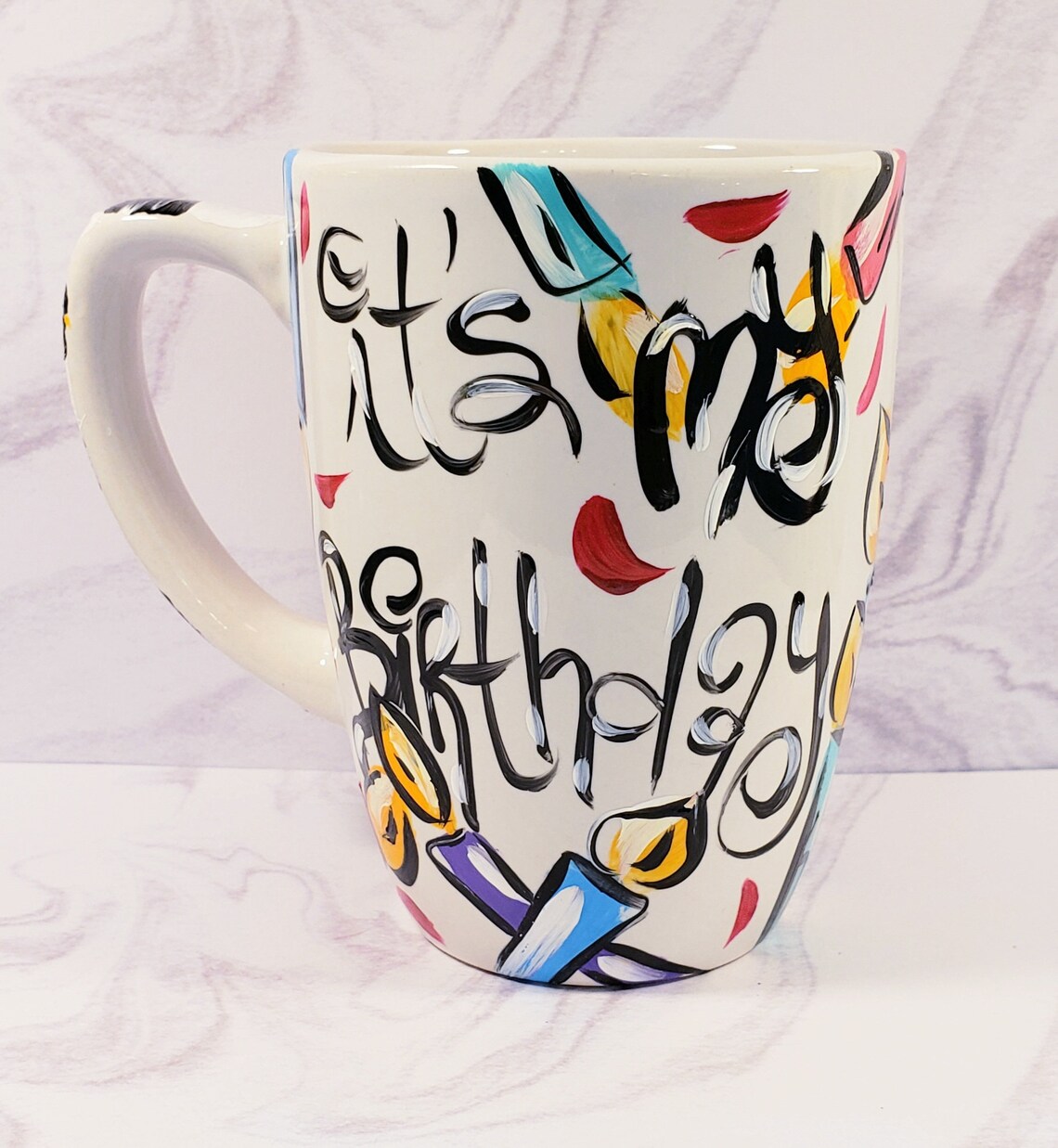 Personalized photo print cup , Birthday gift for friend , Anniversary gift  coffee ceramic coffee mug (330 ml)