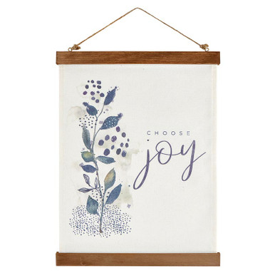 Framed Canvas Banner - Choose Joy