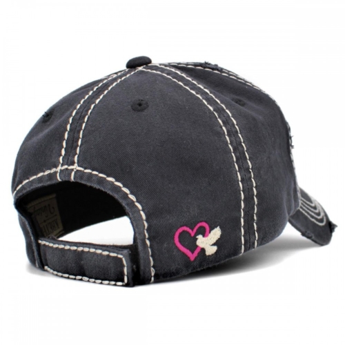 God Bless You - Hat - (White, Pink, Turquoise, Denim & Black)